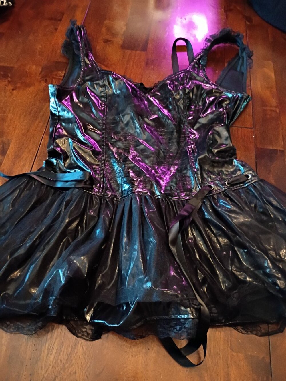 Lip Service Patent Leather Dress